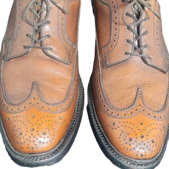 Vintage Florsheim Imperial V Cleat Men’s Shoes Size 10 1/2 C SB1 - Picture 12 of 13